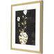 Golden Vase Black and White and Metallic Framed Art, Propac