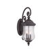 Bellagio 3 Light 24 inch Black Coral Exterior Wall Mount
