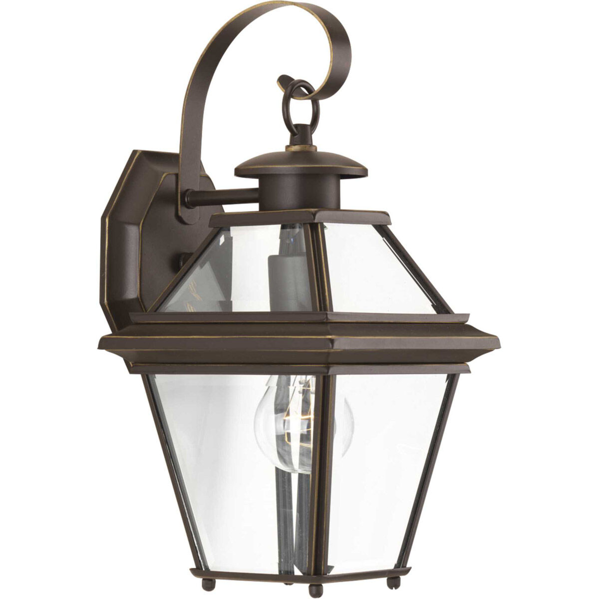 Quennel 1 Light 13 inch Antique Bronze Outdoor Wall Lantern, Small