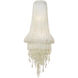 Crystal Reign 2 Light 13 inch Polished Nickel Wall Lamp Wall Light