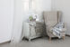 Modern Antique Silver Cabinet in Antique Sliver