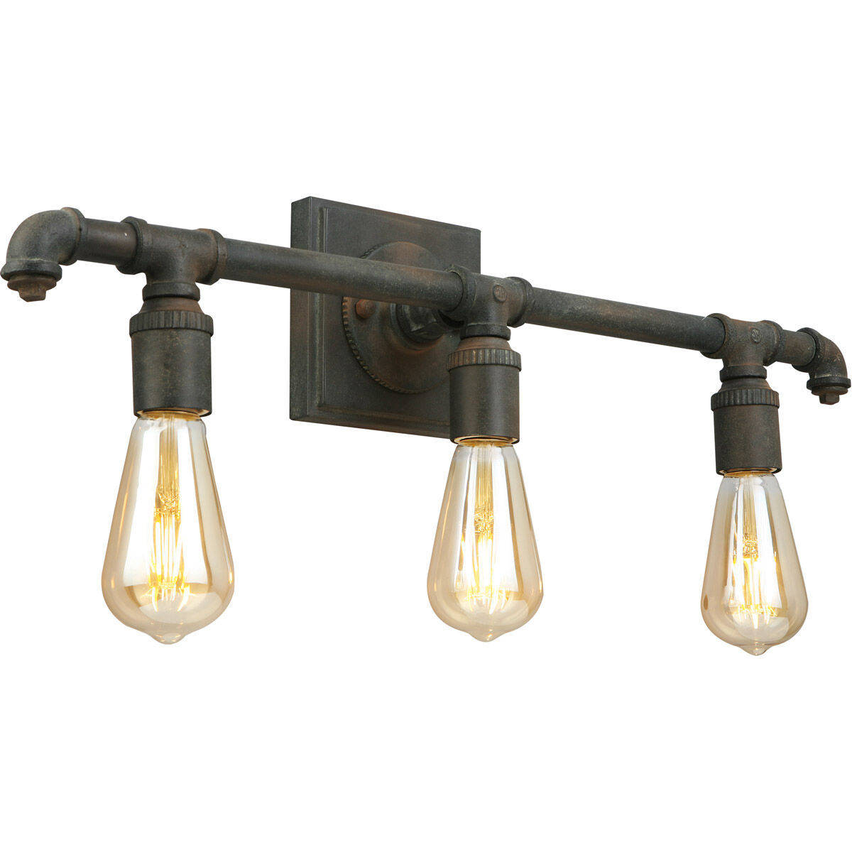 Wymer 3 Light 23.11 inch Zinc Bath Vanity Wall Light