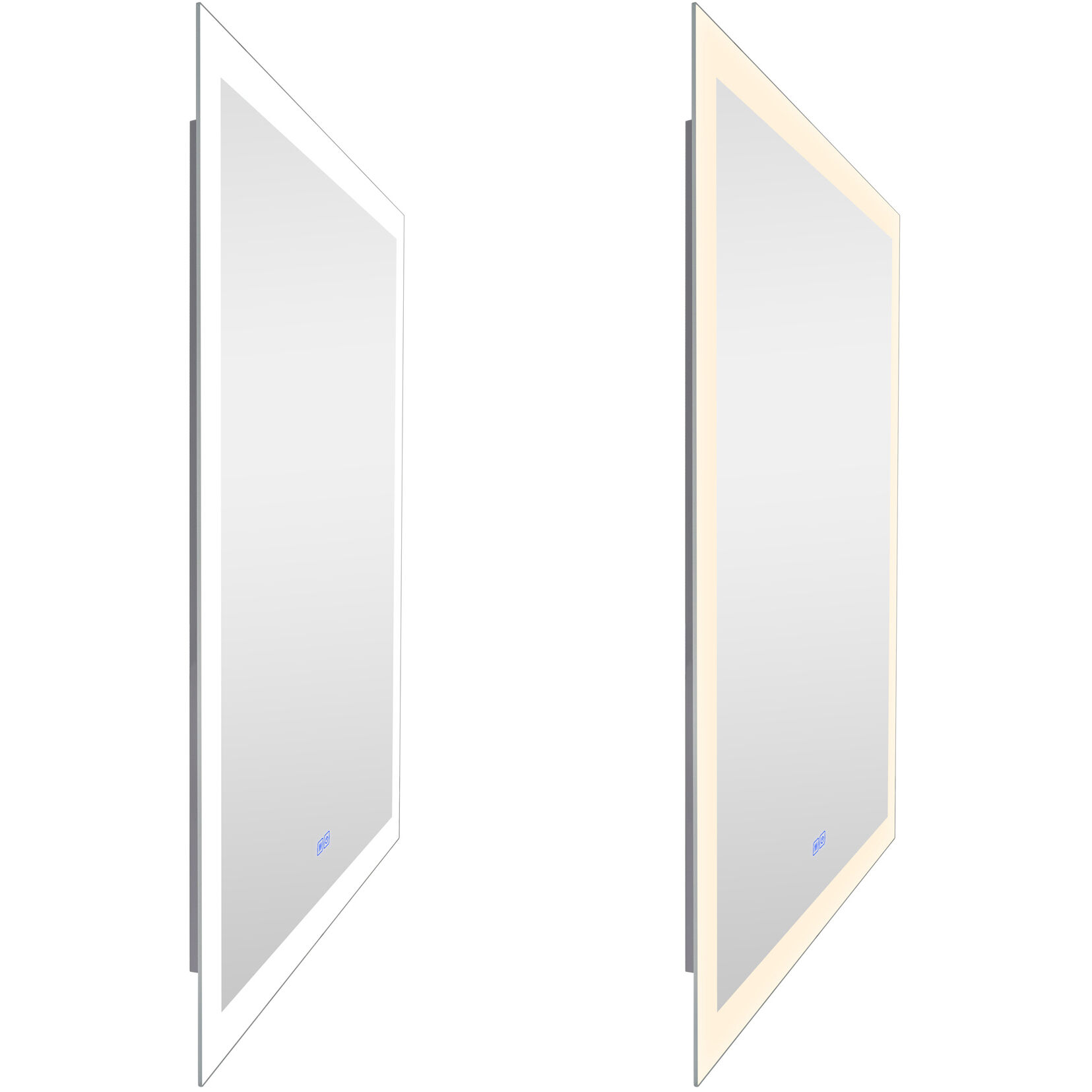 Abigail 40 X 31.5 inch Matte White Mirror, Rectangle