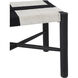 Plex 16 inch Black and Black & White Stool