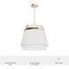 Ada Lee 1 Light 18 inch Alturas Gold Pendant Ceiling Light, Large