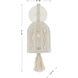 Lunara 1 Light 6 inch Cotton Wall Sconce Wall Light