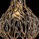 Bask 1 Light 8 inch Gold Dust Mini Pendant Ceiling Light
