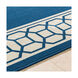 Marina 122 X 94 inch Navy/Light Beige Machine Woven Rug, Polypropylene