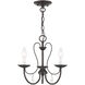 Mirabella 3 Light 15 inch English Bronze Chandelier Ceiling Light