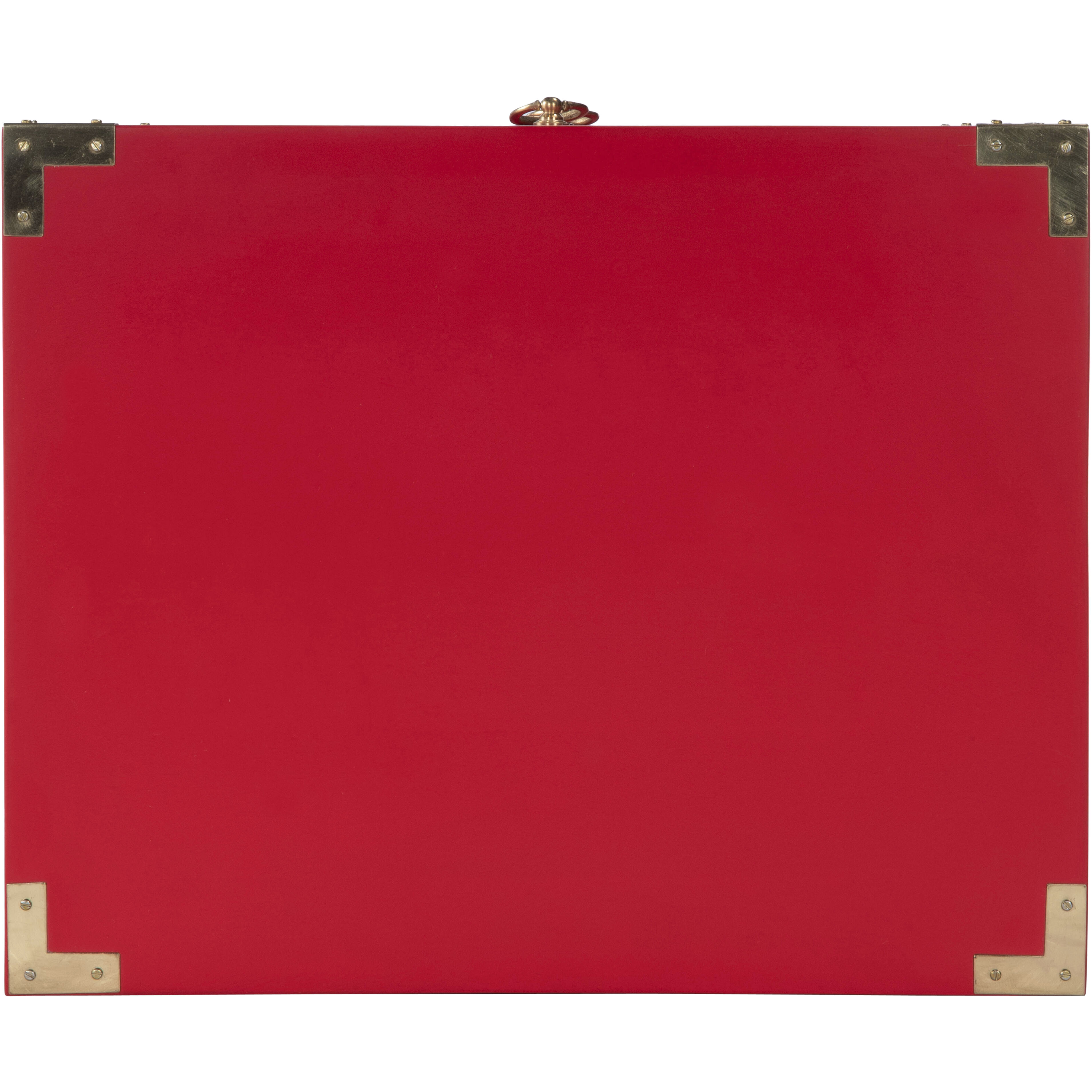 Butler Loft Ardennes Red Campaign Red Chairside Chest