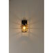 Heirloom 1 Light 10.75 inch Black/Burnished Brass Outdoor Wall Mount