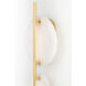 Croft LED 10 inch Aged Brass ADA Wall Sconce Wall Light