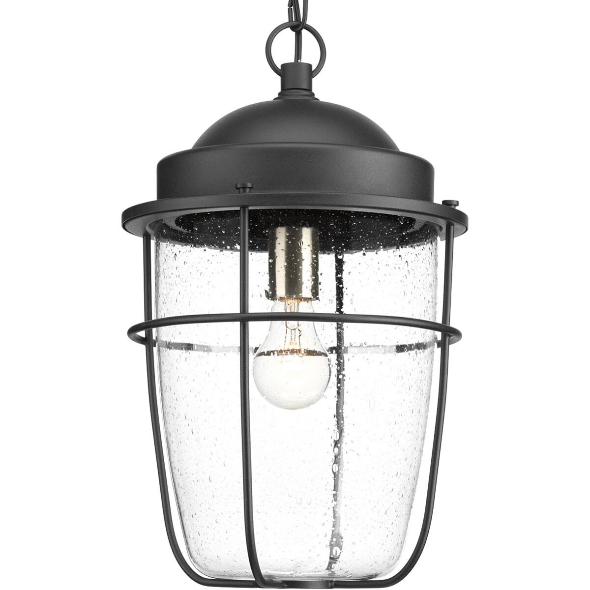 Amherst Ave 1 Light 10.5 inch Black Outdoor Hanging Lantern
