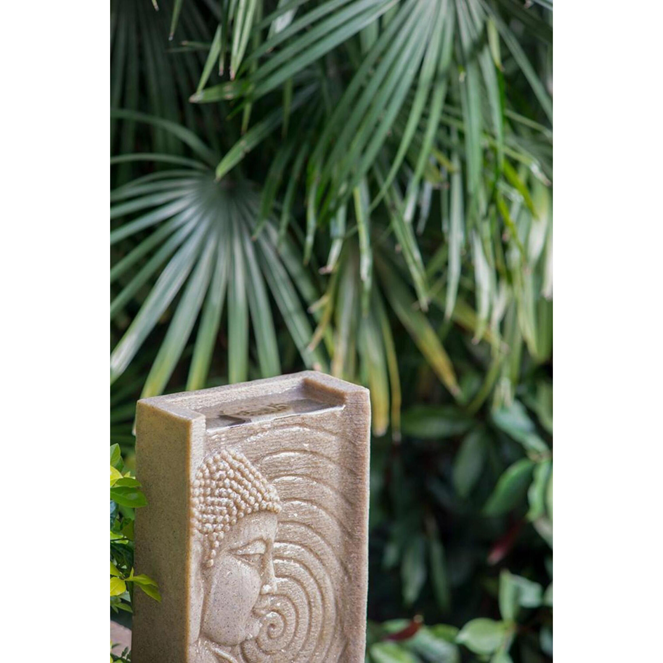 Florence 18 inch Blue/Cream Garden Stool