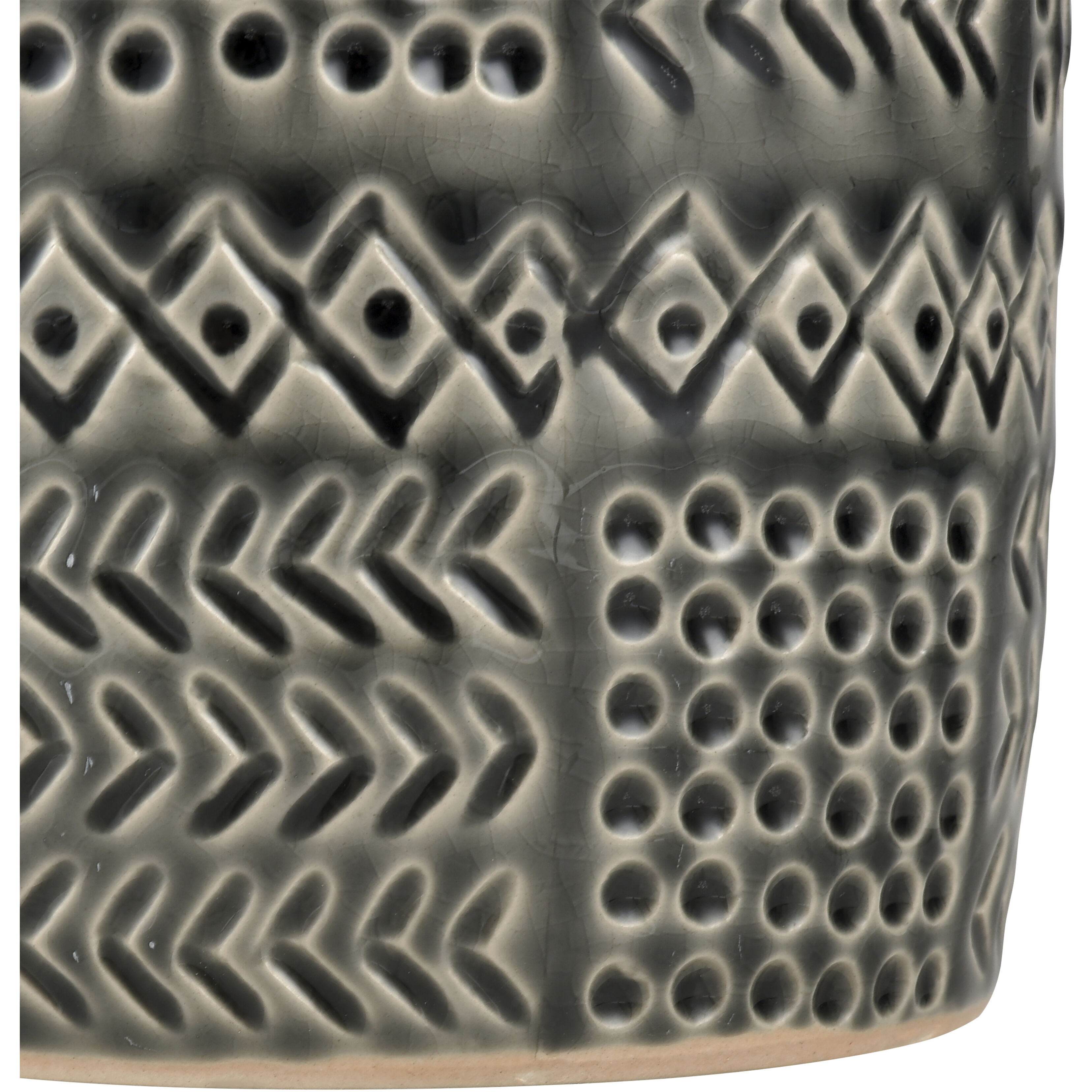 Graham 15.25 X 5 inch Vase in Black