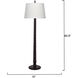 Revolution 63.5 inch 150 watt Black Floor Lamp Portable Light