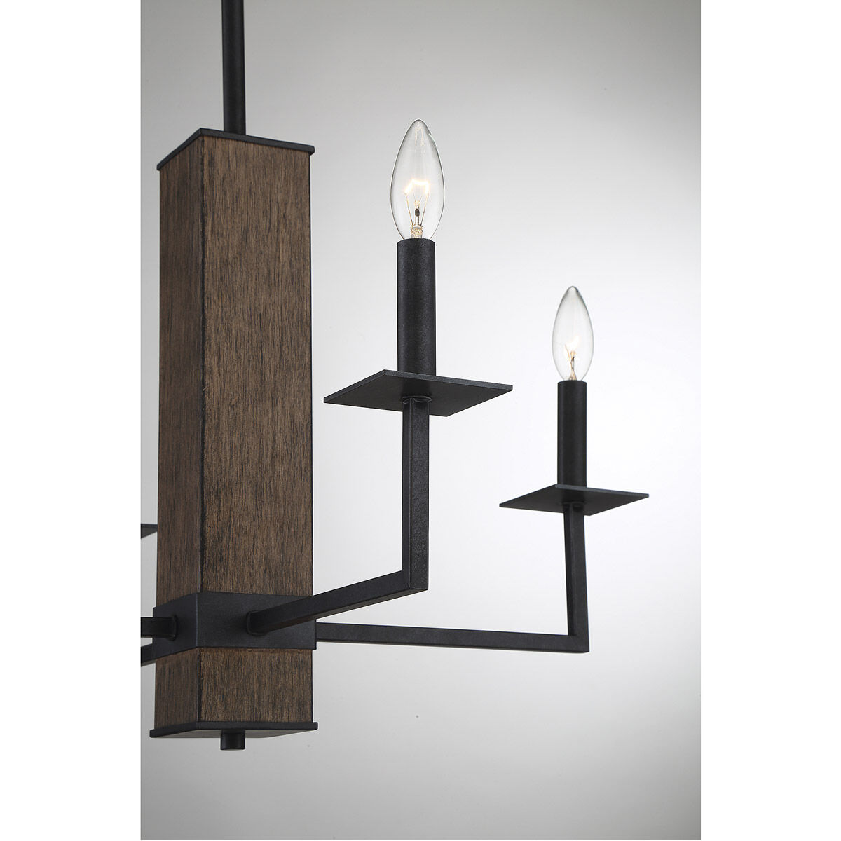 Industrial 4 Light 26 inch Remington Chandelier Ceiling Light