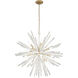 Aisi 16 Light 36 inch Fawn Gold Pendant Ceiling Light