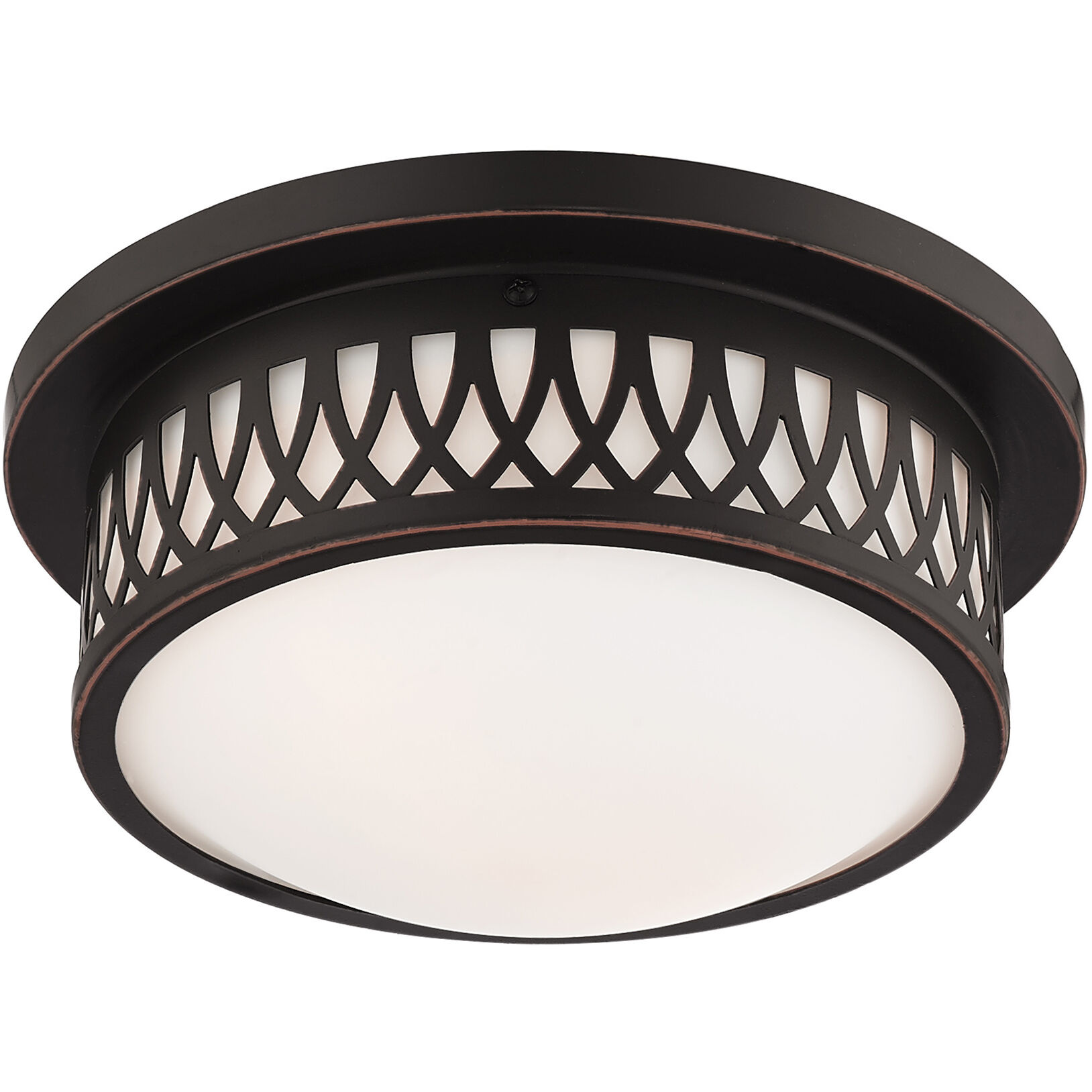 Westfield 2 Light 11 inch Olde Bronze Flush Mount Ceiling Light