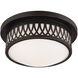 Westfield 2 Light 11 inch Olde Bronze Flush Mount Ceiling Light