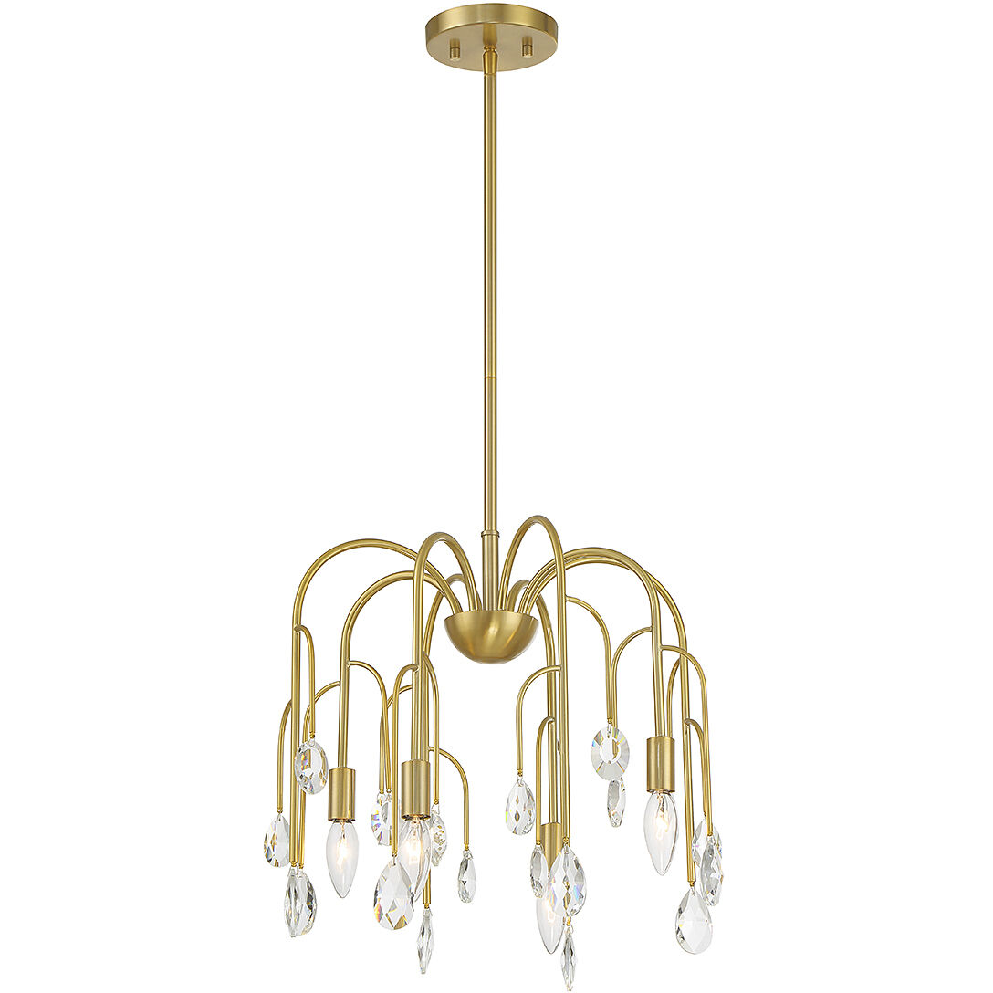 Anholt 4 Light 16.5 inch Noble Brass Convertible Semi-Flush or Pendant Ceiling Light