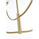 Nyomi 4 Light 36 inch Satin Gold Chandelier Ceiling Light