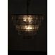 Carnegie 8 Light 28 inch Black Chandelier Ceiling Light, Large
