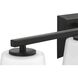 Vertex 4 Light 29 inch Matte Black Bath Light Wall Light