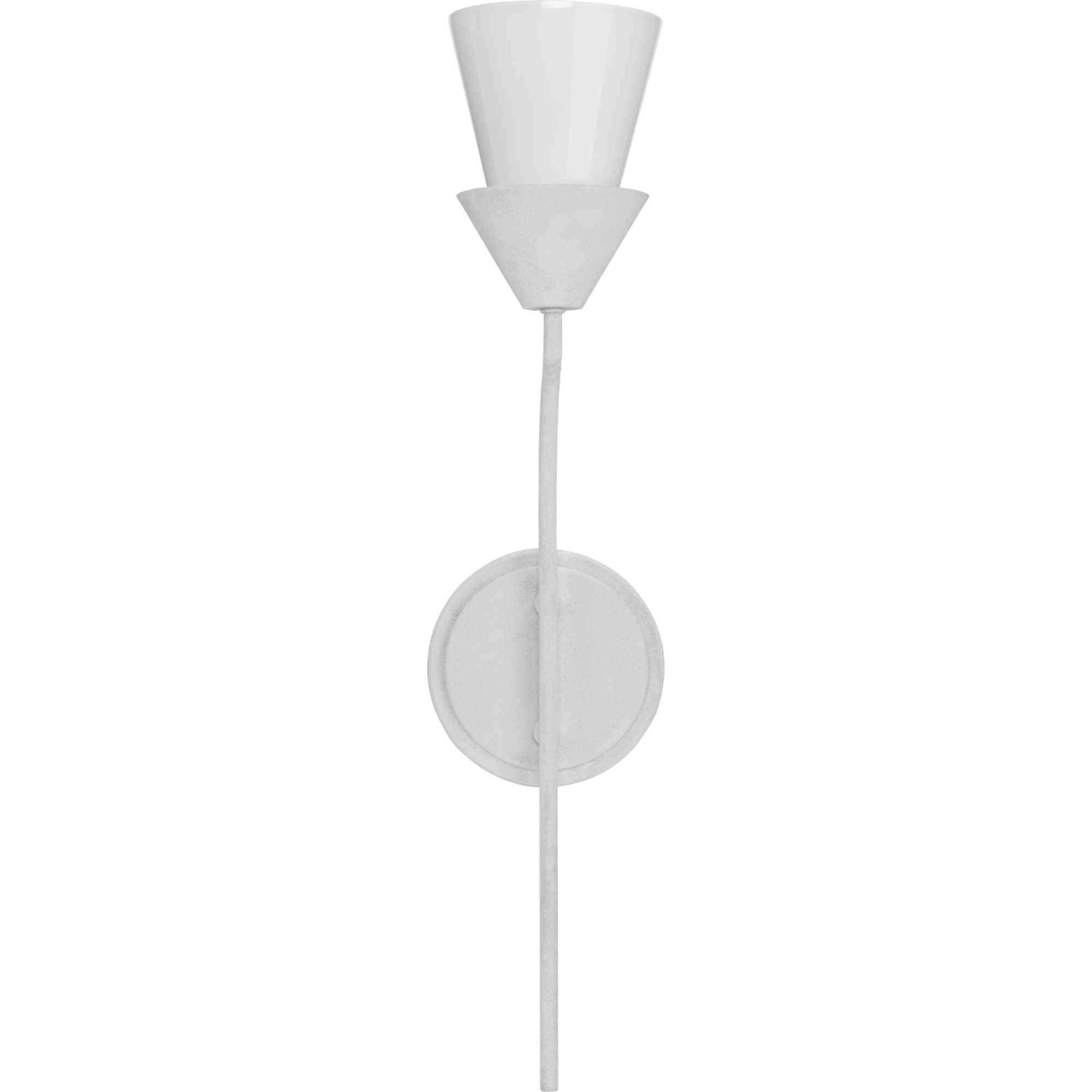 Pinellas 1 Light 5.12 inch White Plaster Wall Bracket Wall Light, Design Series