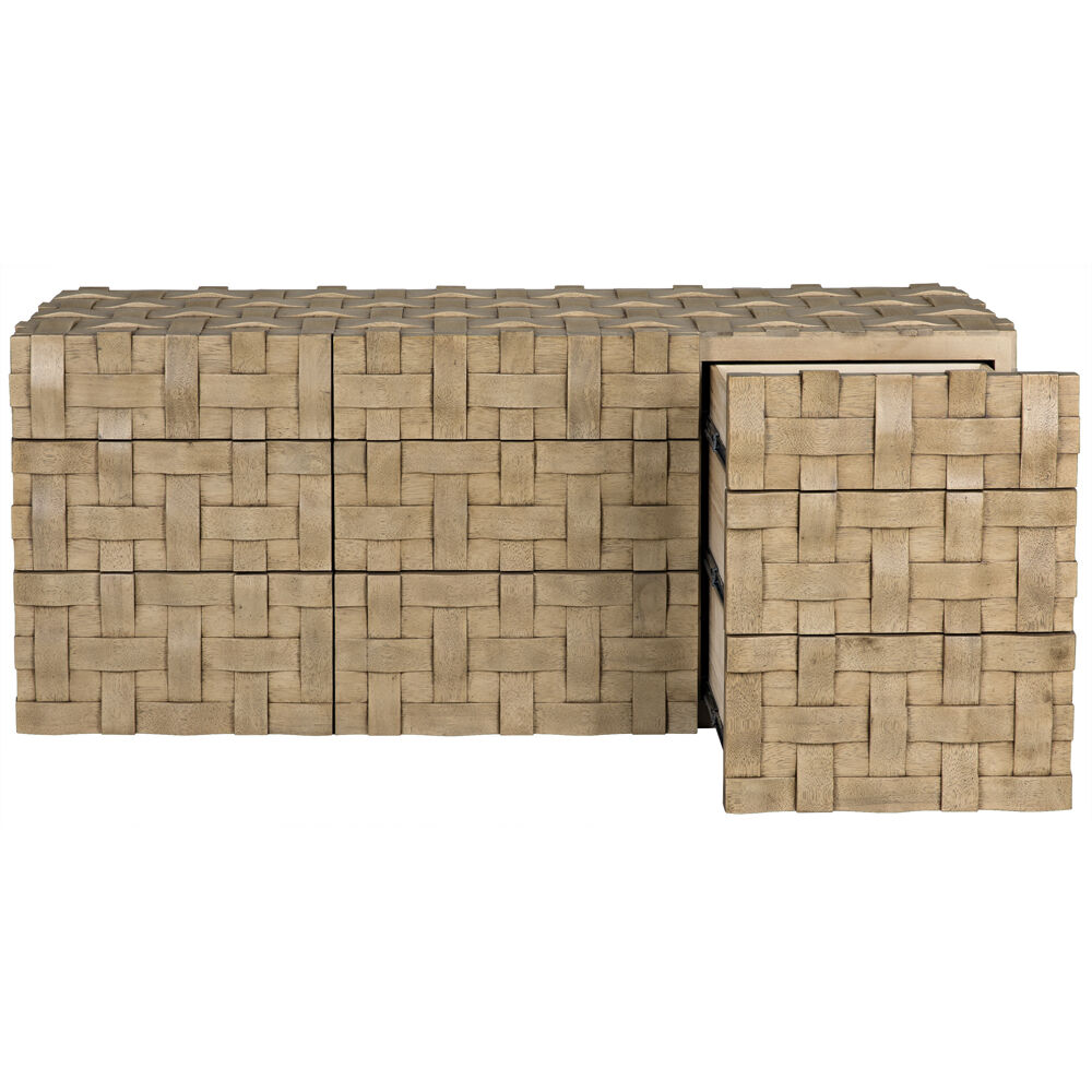 Weave 72.5 X 23 inch Bleached Walnut Sideboard