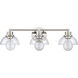 Julian Vanity Light Wall Light in Polished Nickel