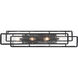 Bella Collina 2 Light 36 inch Coal Bath Vanity Wall Light