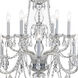 Traditional Crystal 12 Light 31 inch Polished Chrome Chandelier Ceiling Light in Clear Hand Cut