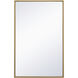 Monet 28 X 28 inch Brass Wall Mirror