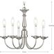 Kipling 5 Light 17.5 inch Brushed Nickel Chandelier Ceiling Light