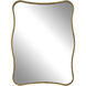 Pavia 36.25 X 27.5 inch Antiqued Gold Vanity Mirror