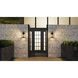 Barber 1 Light 15 inch Matte Black Outdoor Wall Lantern