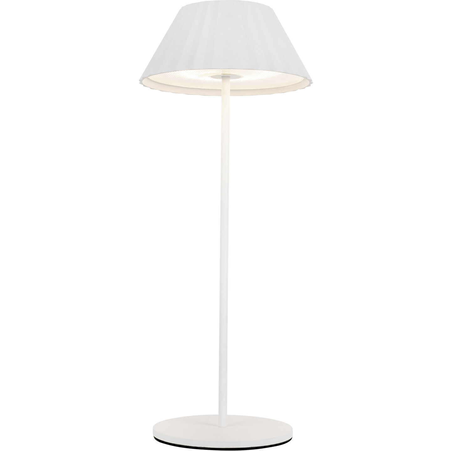 Zola 14.38 inch 3 watt White Table Lamp Portable Light