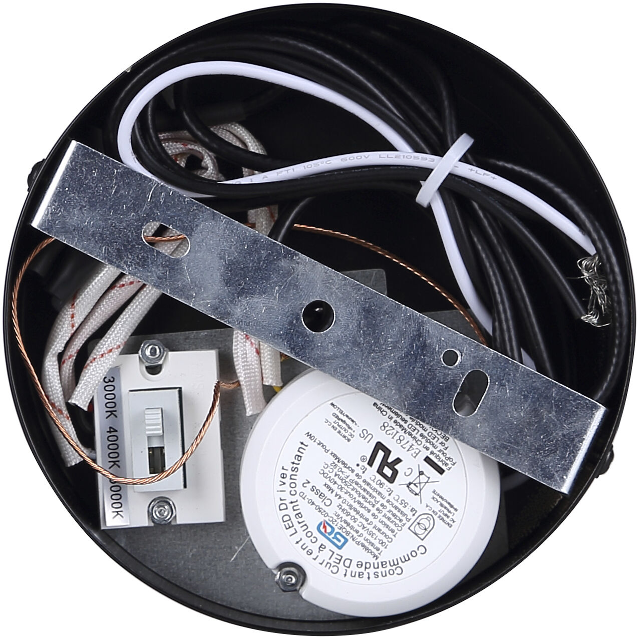 Melody LED 5.13 inch Black Pendant Ceiling Light