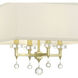 Paxton 4 Light 16 inch Aged Brass Chandelier Ceiling Light