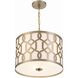 Jennings Pendant Ceiling Light in Aged Brass