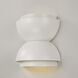 Jensen 2 Light 12 inch Matte White Sconce Wall Light