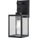 Berkley 1 Light 14.5 inch Textured Black Outdoor Wall Lantern