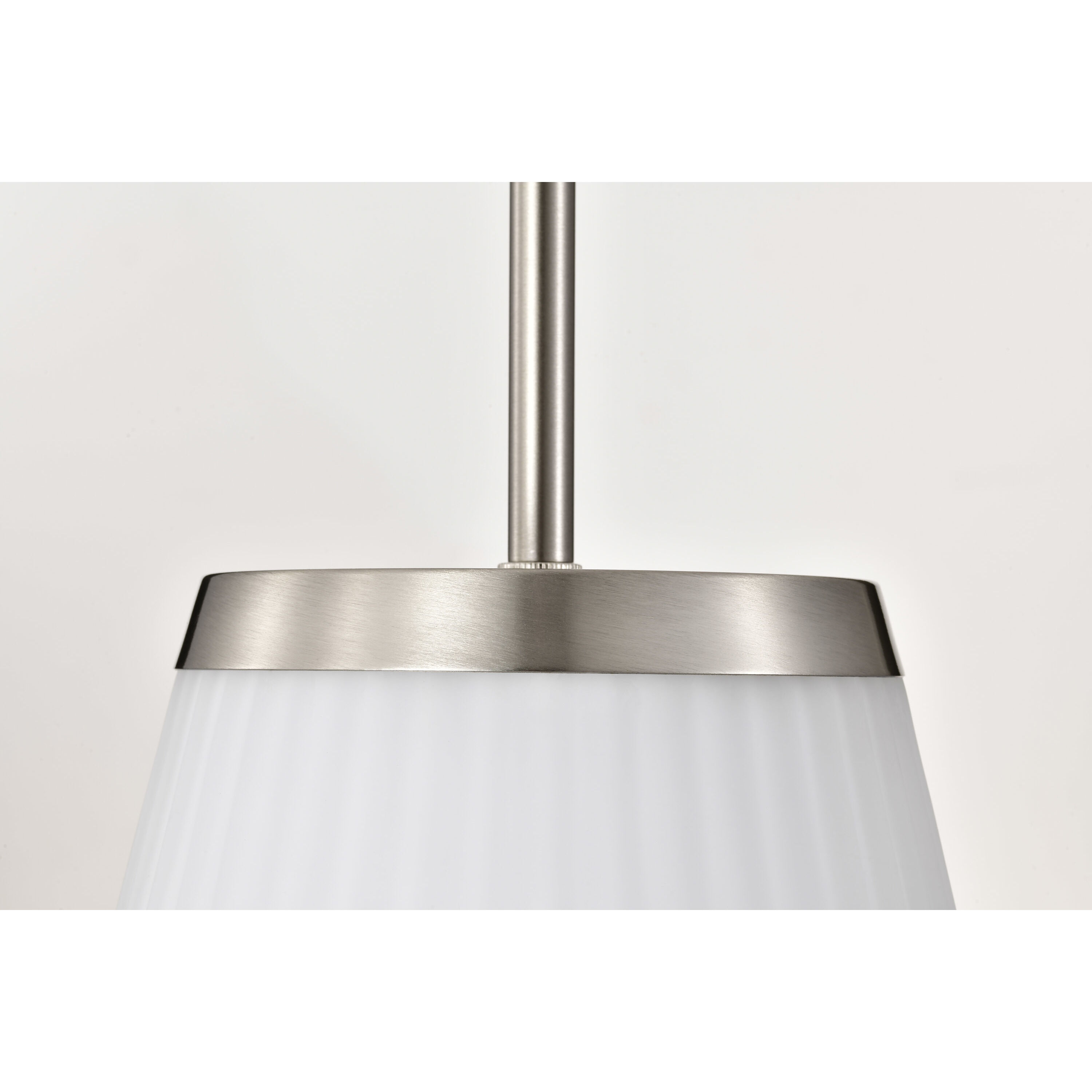 Royale 12 inch Brushed Nickel Pendant Ceiling Light
