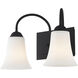 Ridgedale 2 Light 15 inch Black Bath Vanity Wall Light