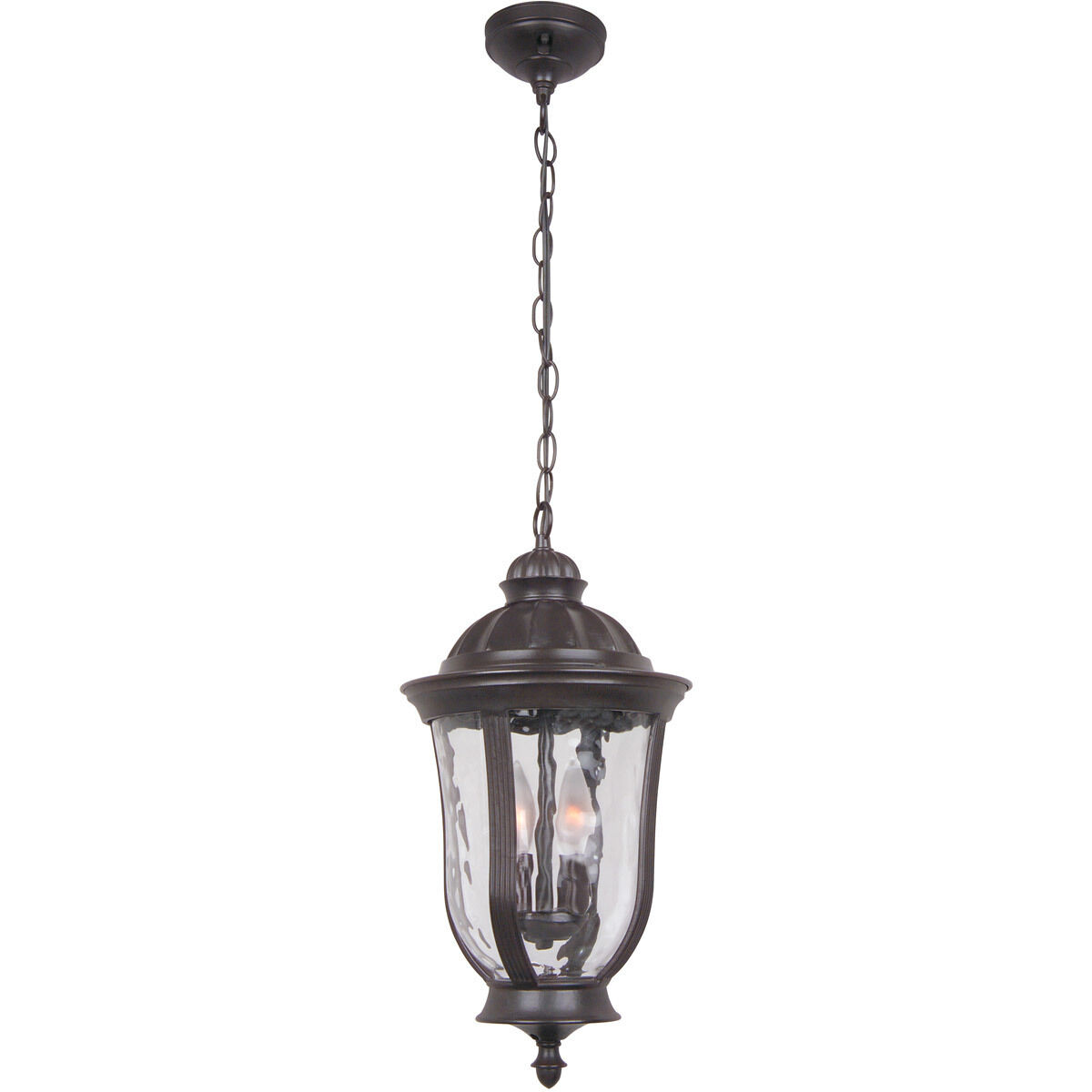 Frances 2 Light 10 inch Oiled Bronze Outdoor Outdoor Pendant, Medium