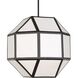Hoi LED 24 inch Matte Black Chandelier Ceiling Light
