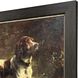 Limier Briquet Hound Brown and Green and White Framed Art