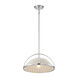 Celeste 1 Light 16 inch Chrome Semi-Flush Mount Ceiling Light