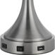 Espoo 22.13 inch 25.00 watt Brushed Steel Table Lamp Portable Light, Torch Style